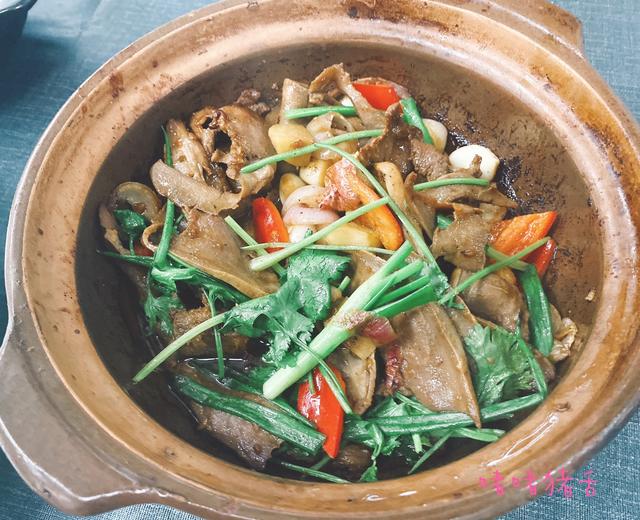 啫啫猪舌的做法