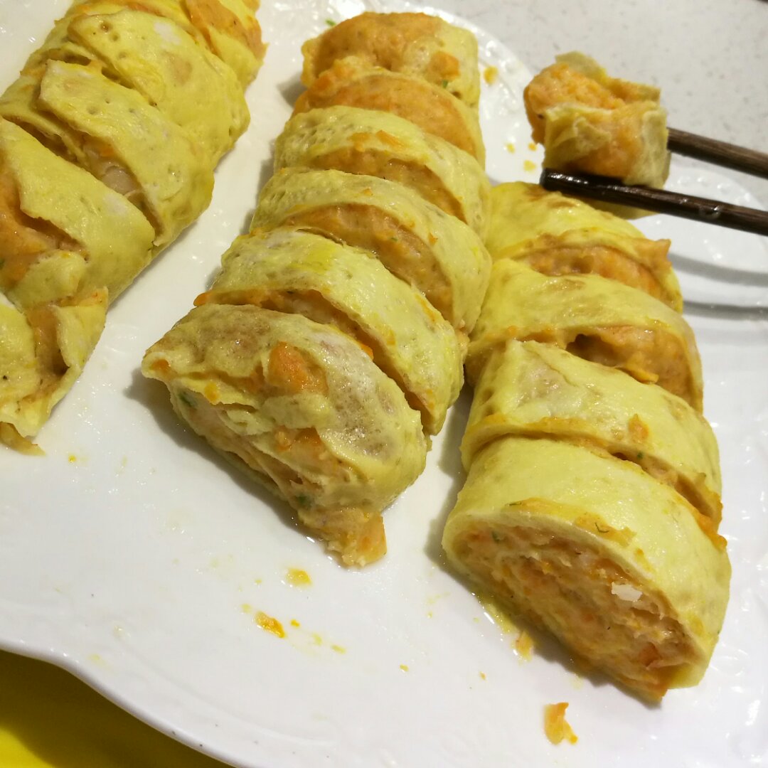 鲜虾蛋卷