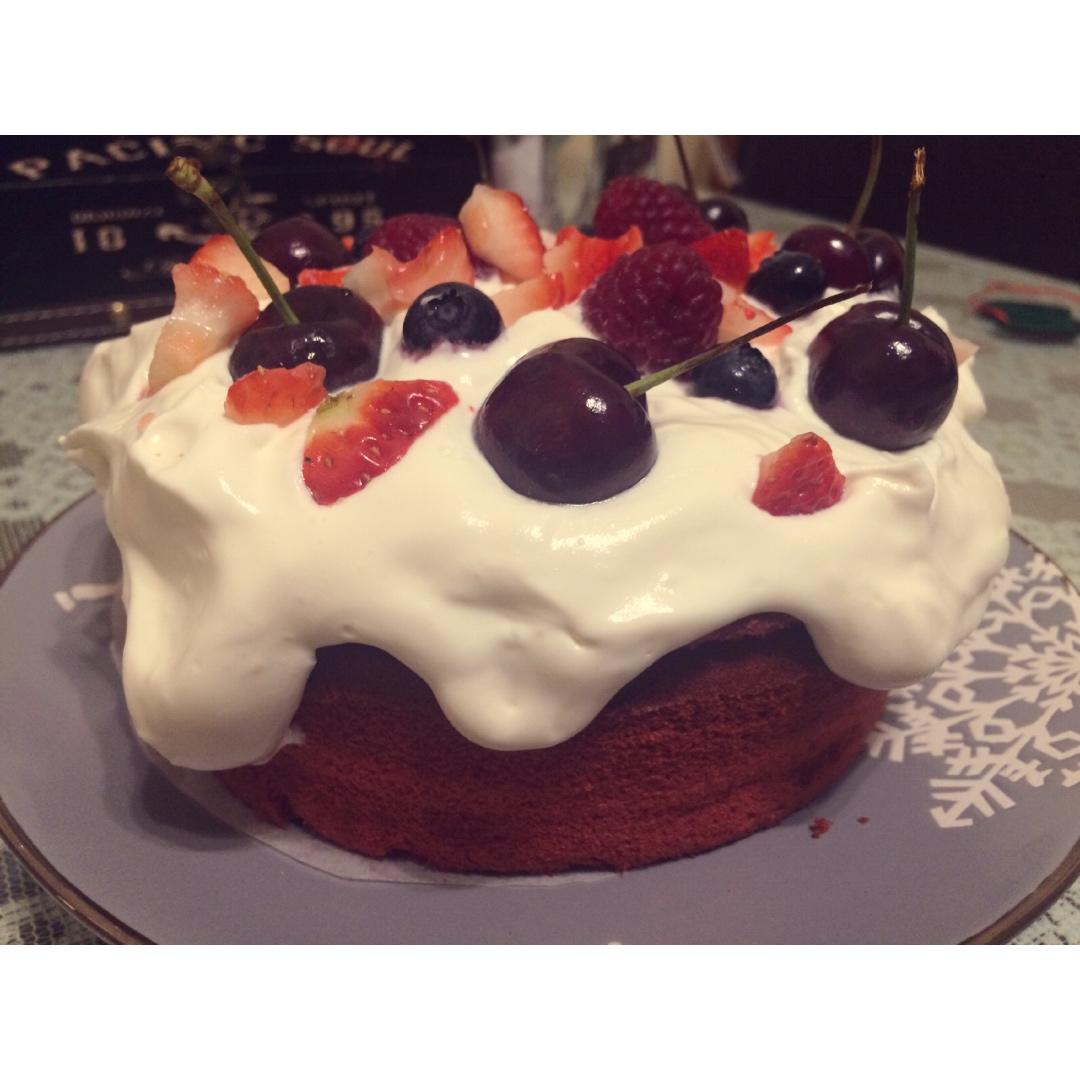 红丝绒戚风蛋糕-精华液版