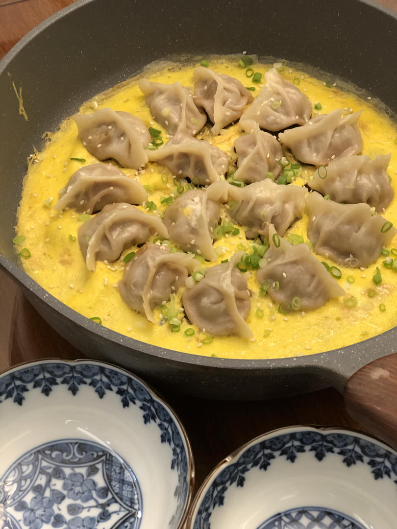 懒人快手抱蛋煎饺