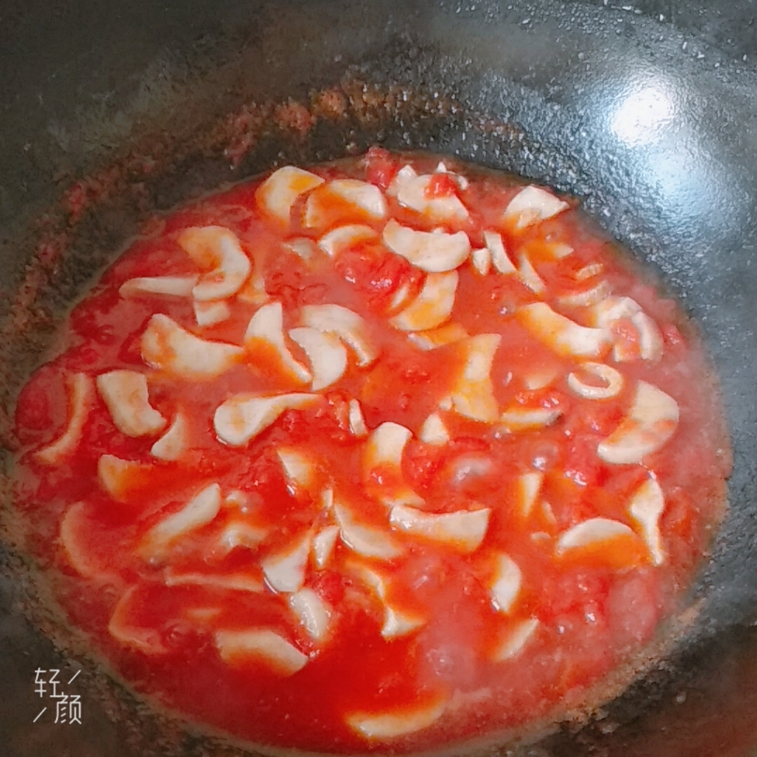 番茄🍅浓汤杏鲍菇！神仙吃法！超级超级好吃下饭！的做法 步骤8