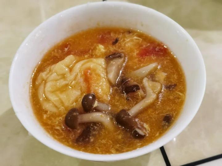 低脂低卡，简单又营养的番茄豆腐汤，巨好吃