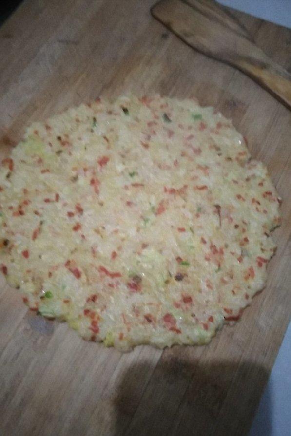 米饭蛋饼（剩米饭煎蛋饼）