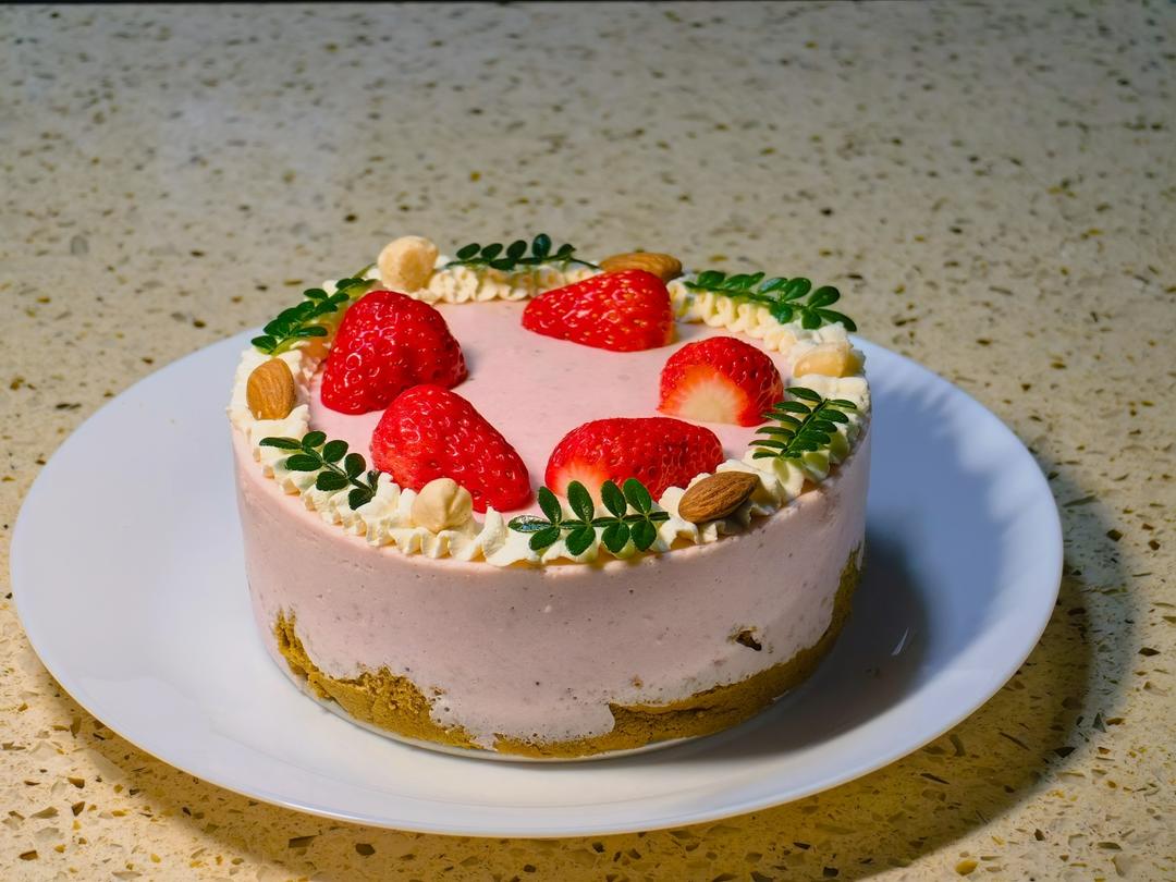 树莓开心果巴斯克🍰/芝士蛋糕