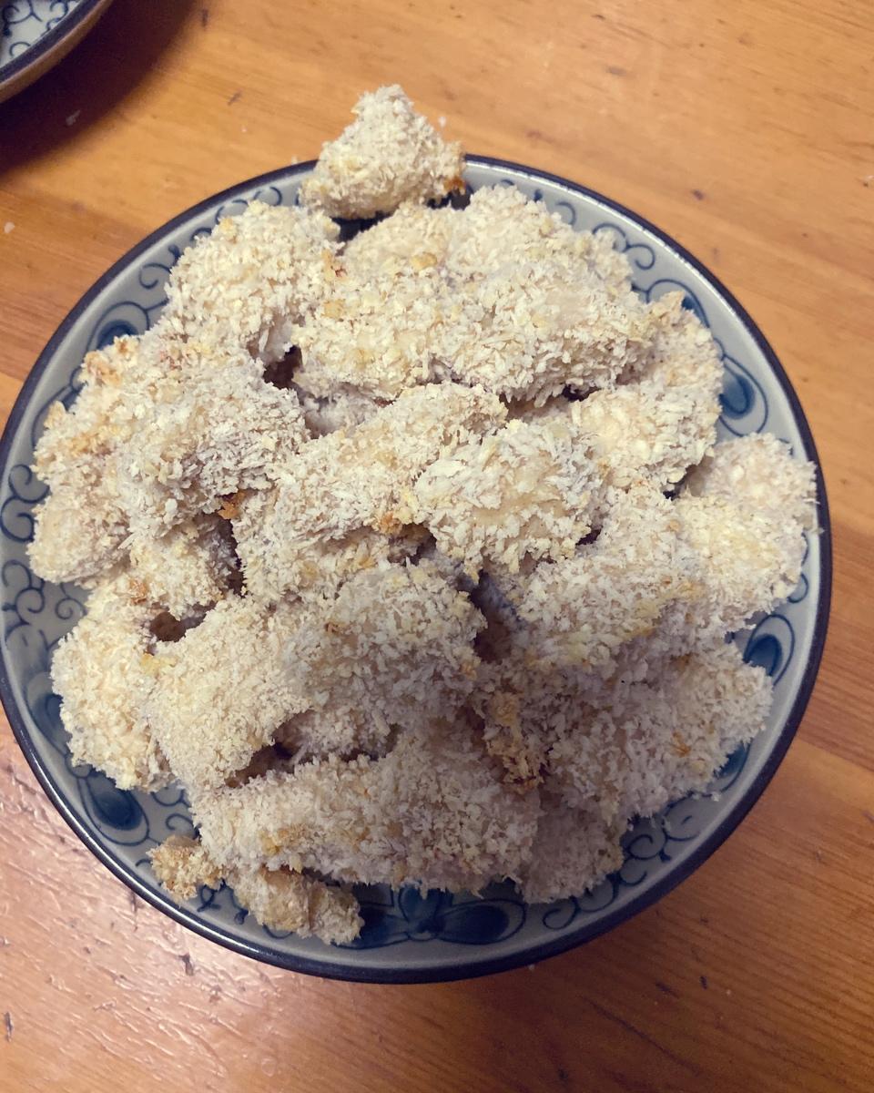 烤箱版劲爆鸡米花，非油炸