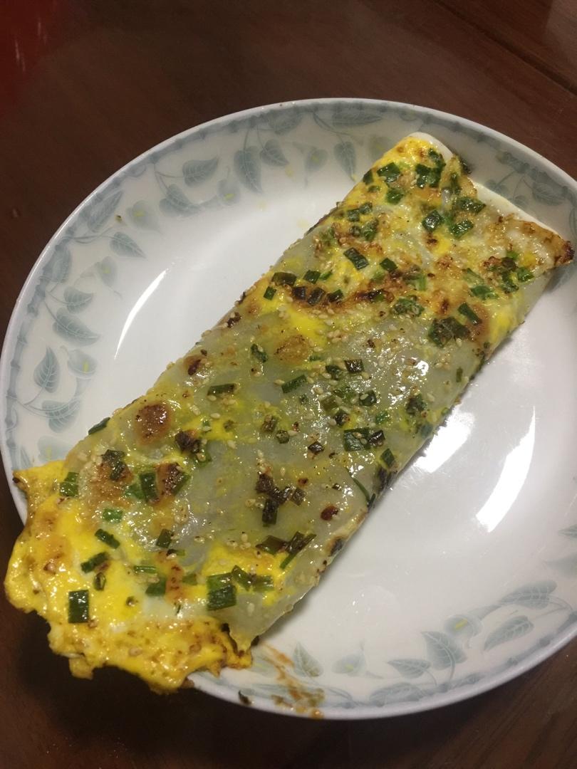 平底锅版煎饼果子