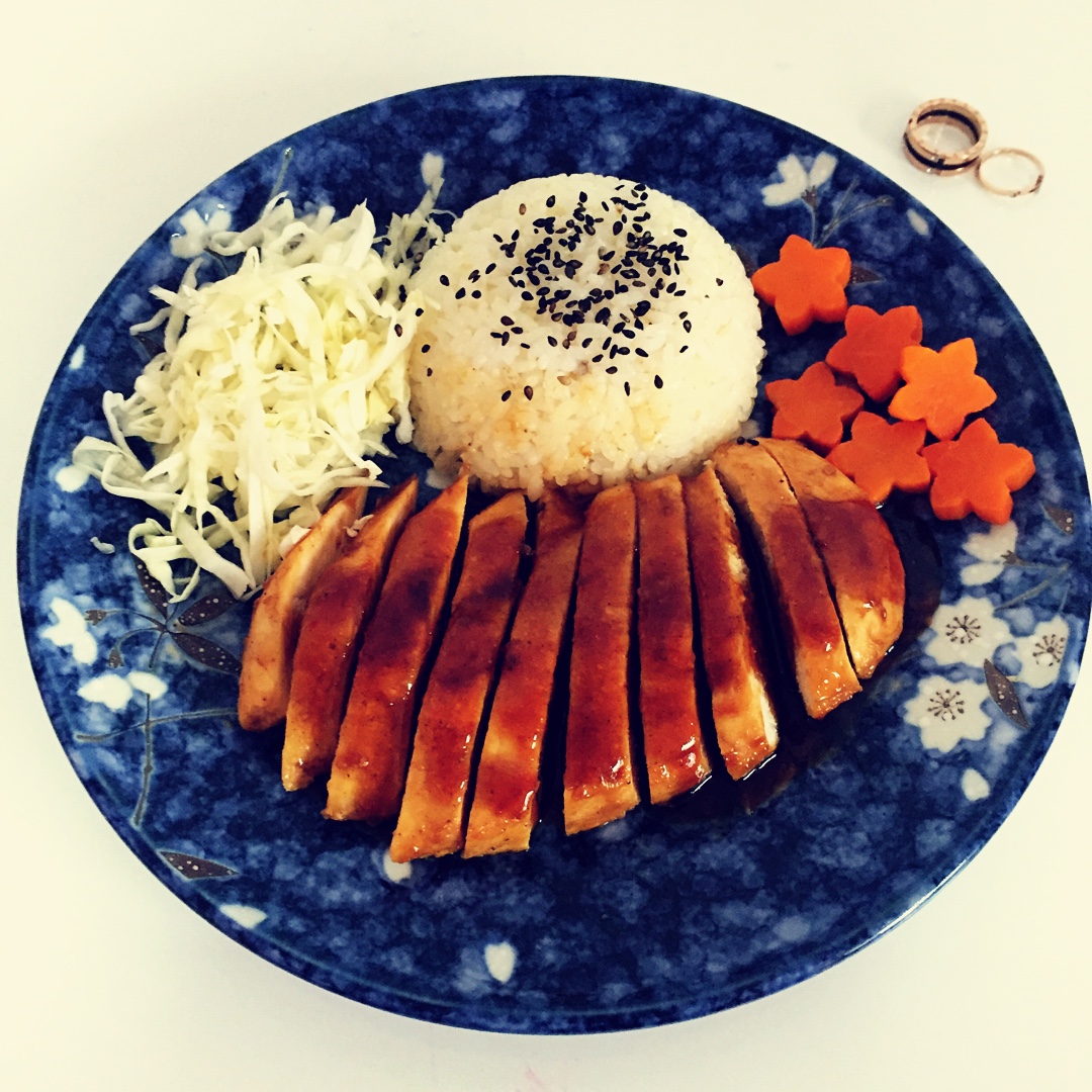 日式照烧鸡排饭