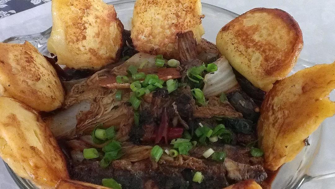 地锅江杂鱼（山寨版）的做法 步骤6