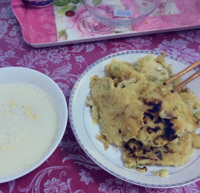 葱花鸡蛋饼