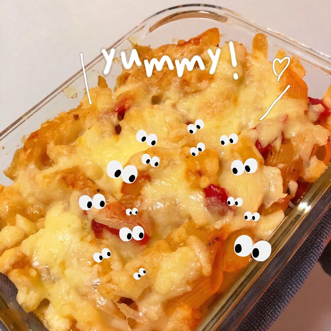 芝士肉酱焗意面