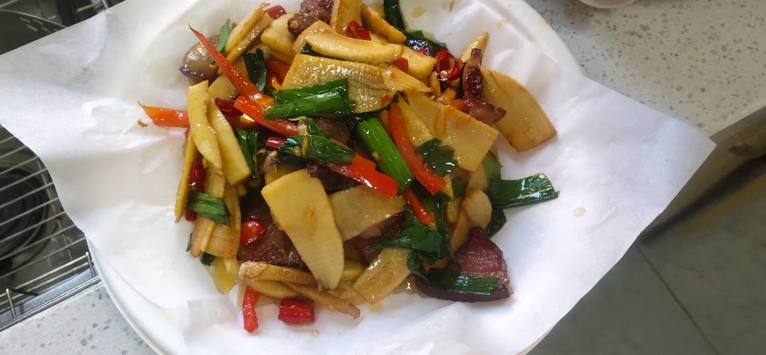 ㊙️腊味‼️家常菜‼️冬笋炒腊肉