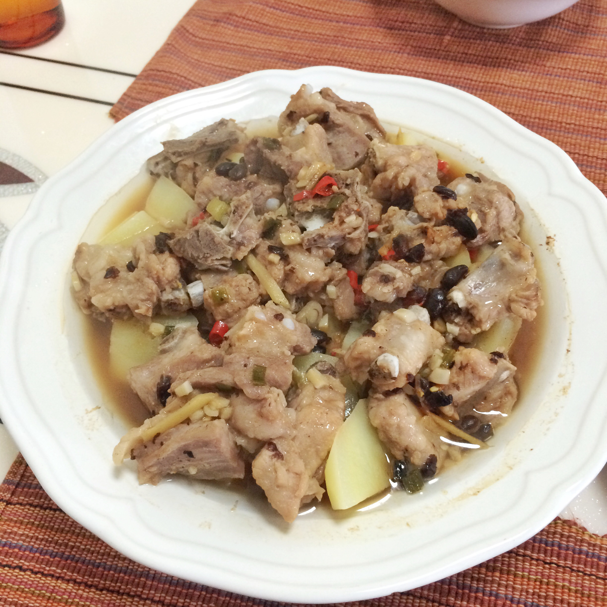 豉椒蒸土豆排骨