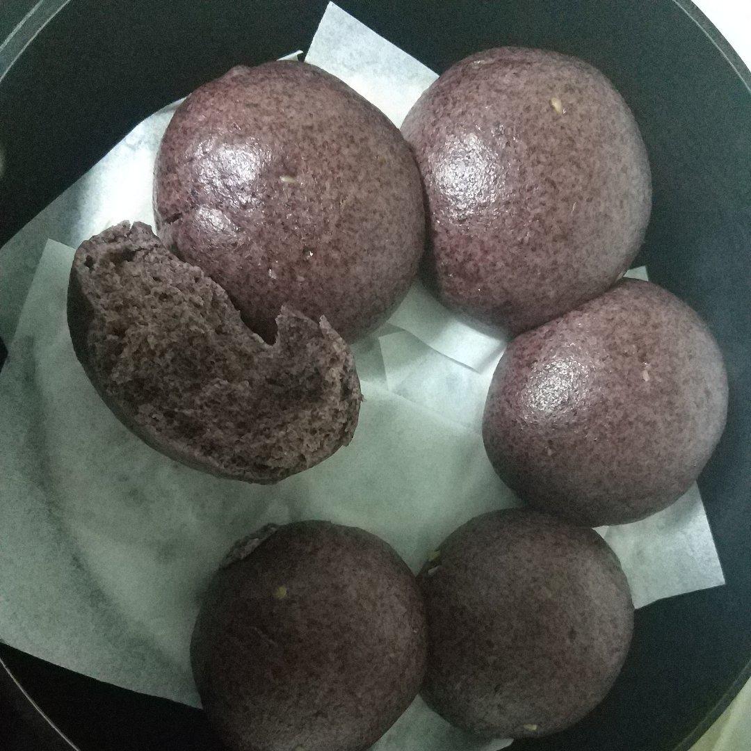 黑米馒头