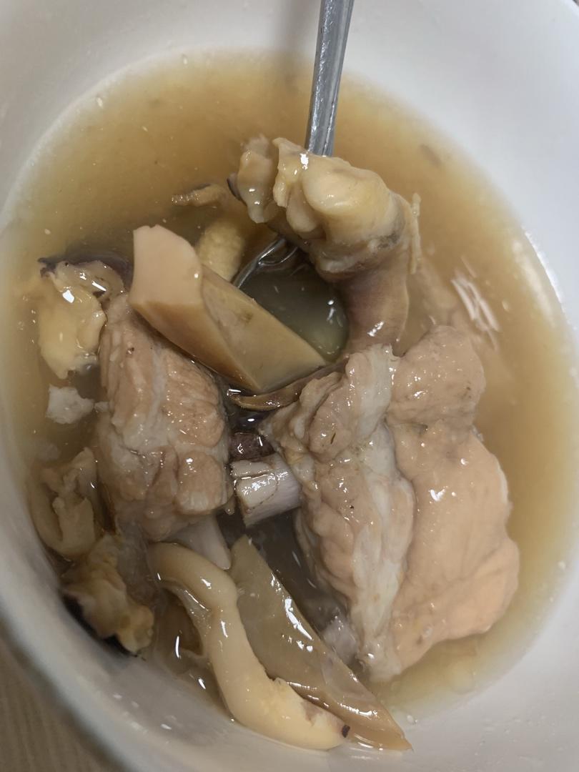 单纯的幸福10做的墨鱼干排骨汤
