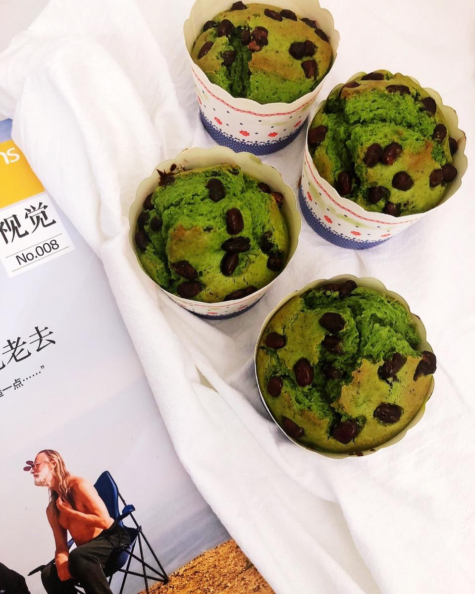 抹茶红豆玛芬