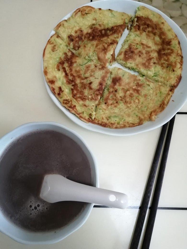 西葫芦鸡蛋饼（快手早餐）糊塌子