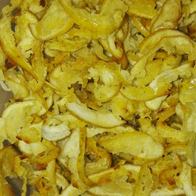 清香爽口柚子皮糖（简易版免过夜）