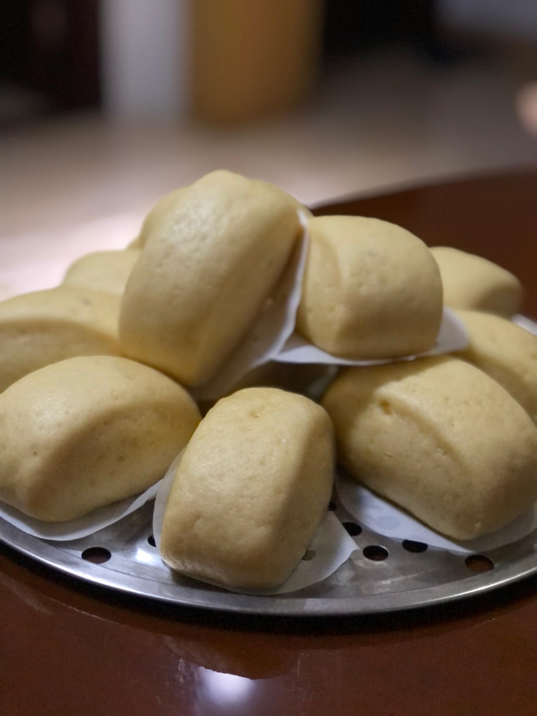 奶香玉米面馒头（一次发酵）