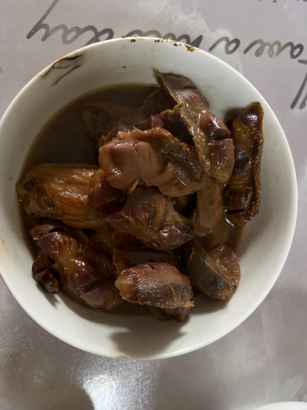 酱香浓郁的卤鸡腿、翅中、鸡胗子（附赠小白菜炖豆腐）