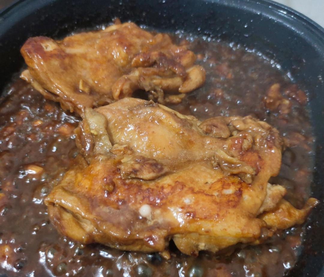 香喷喷的诱人大鸡腿空气炸锅版