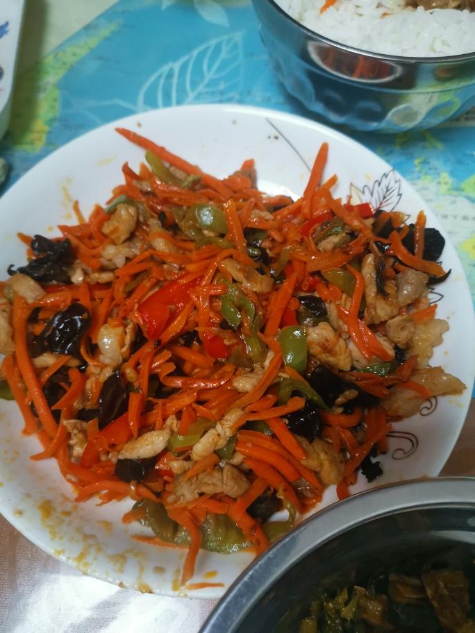 茭白胡萝卜鱼香肉丝✨