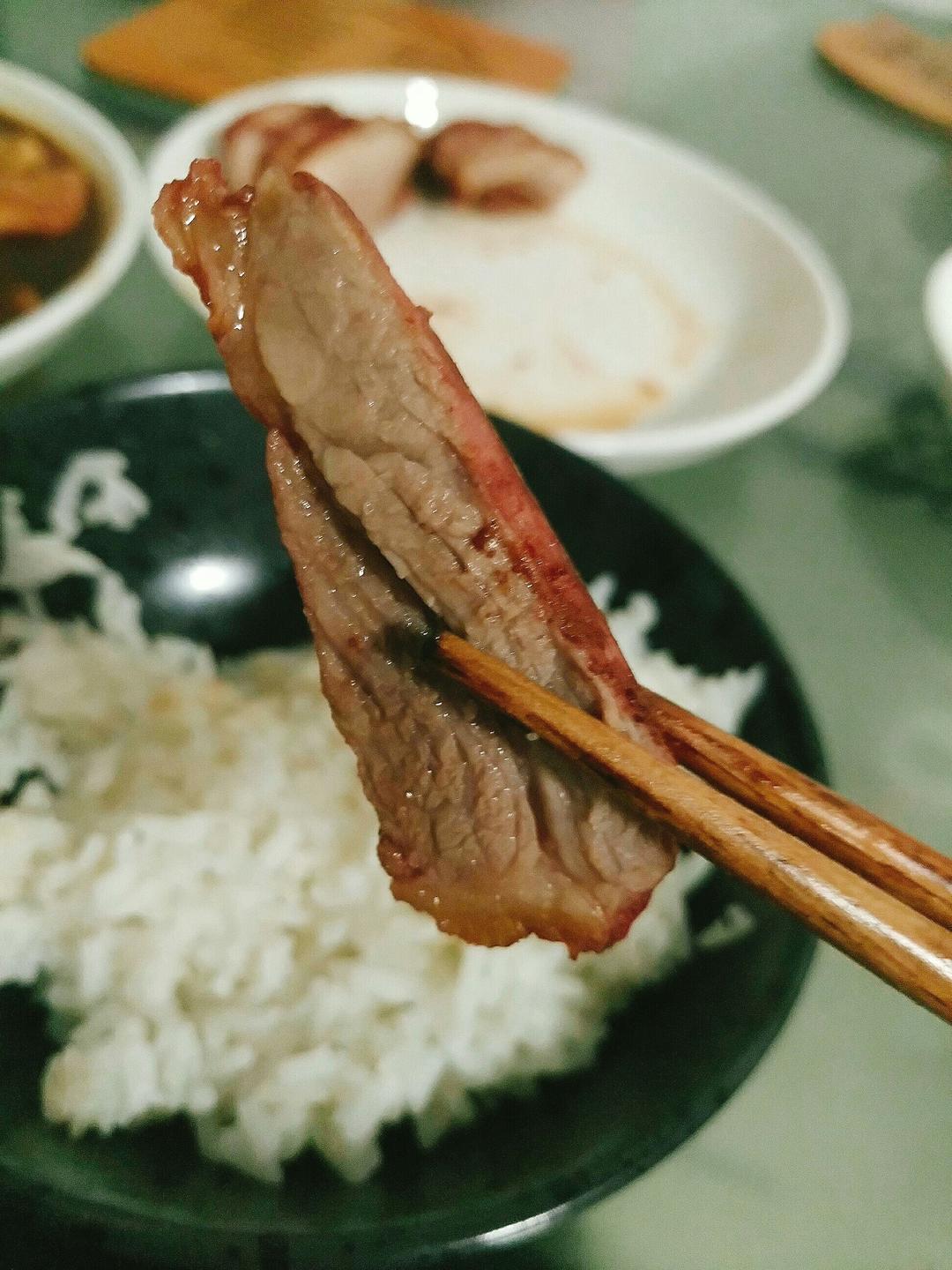 超简单平底锅叉烧肉，多汁味浓不能再快手