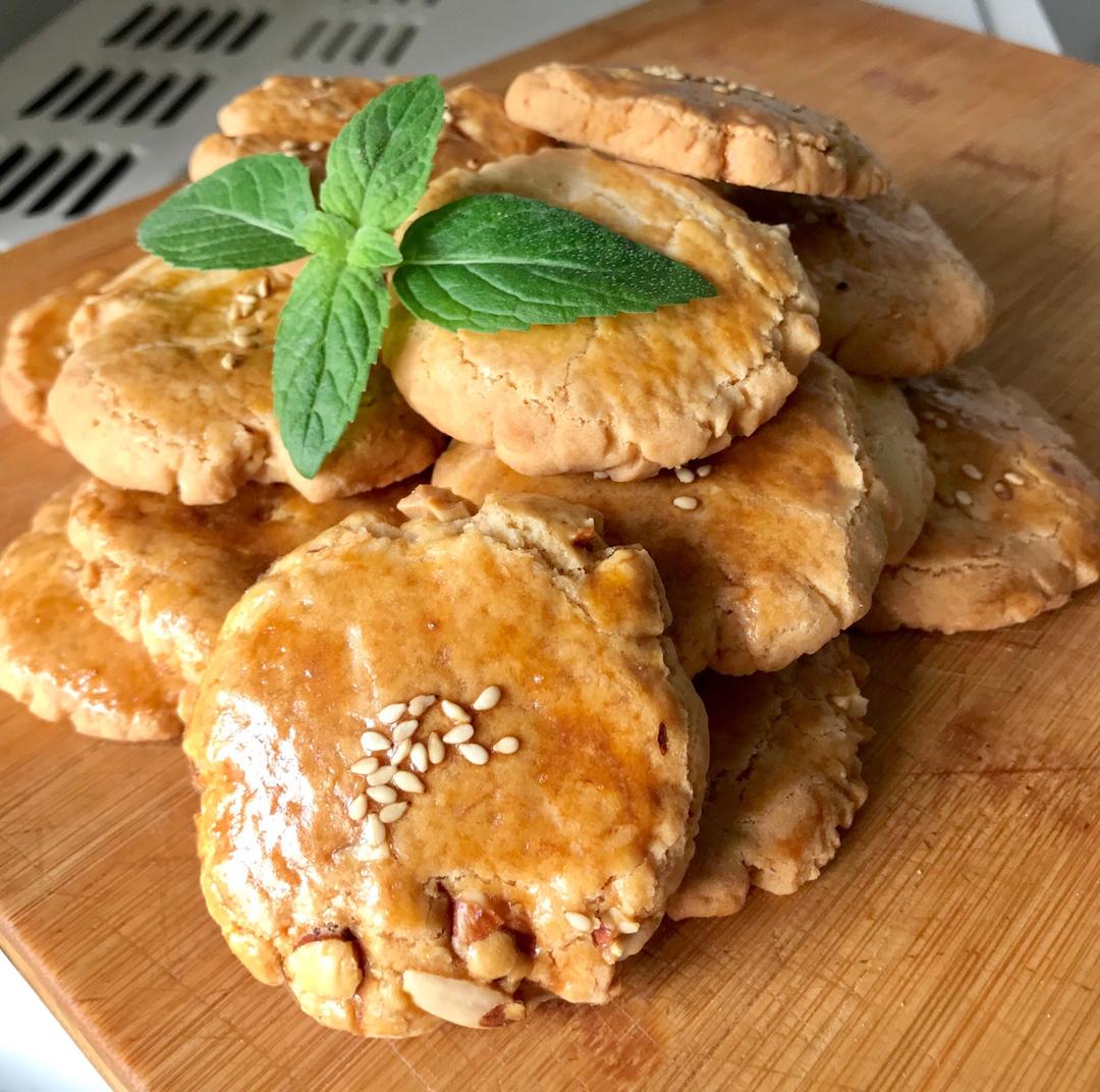 给父母做一份儿时爱吃的“老点心”——桃酥（多动图，孔瑶的食谱）