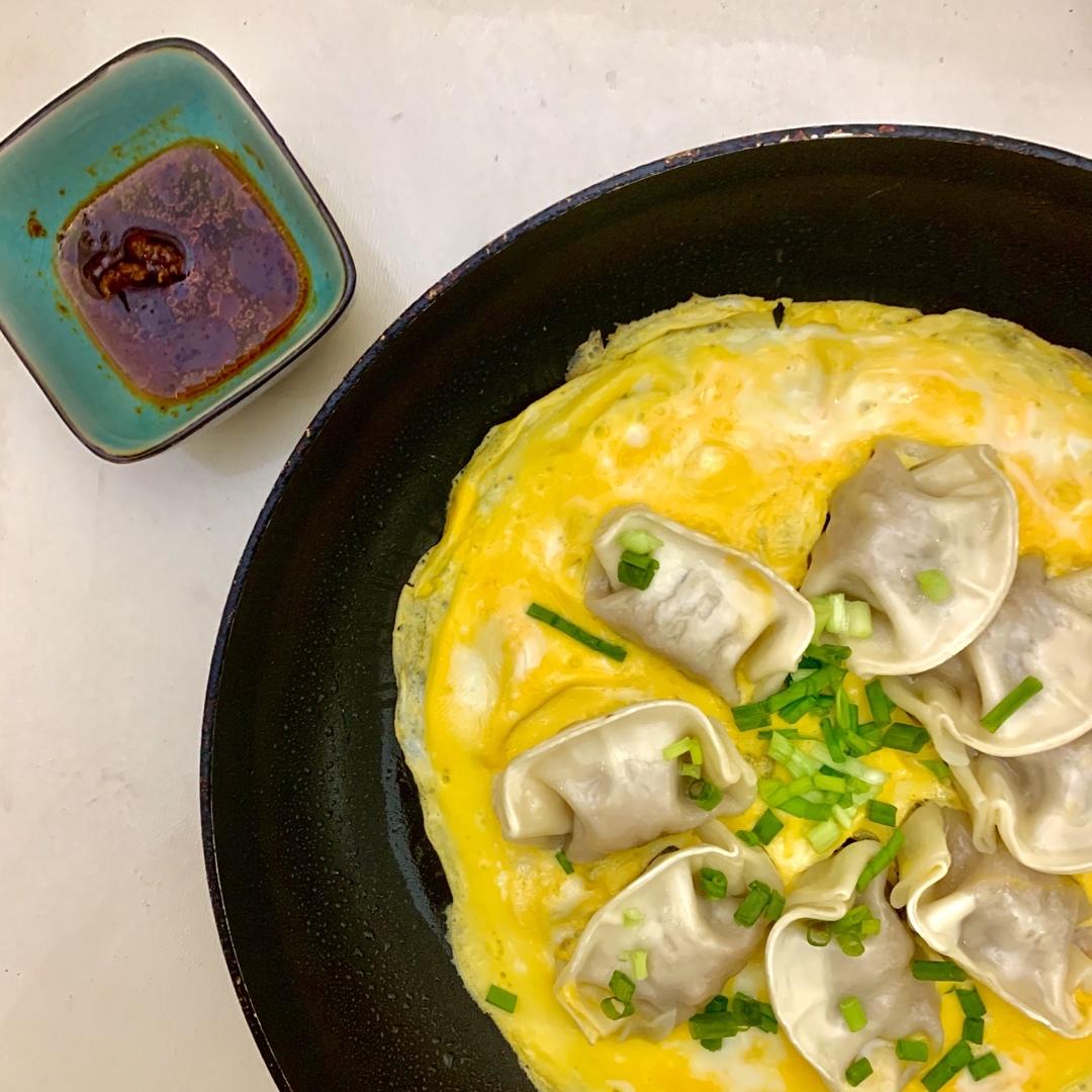 懒人快手抱蛋煎饺