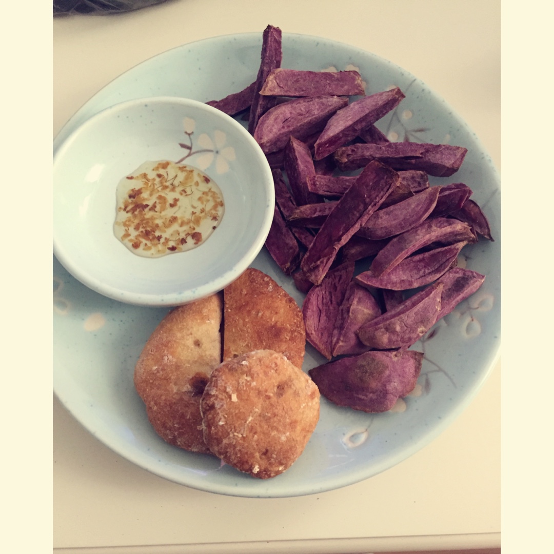 黑麦豆渣红糖馅饼