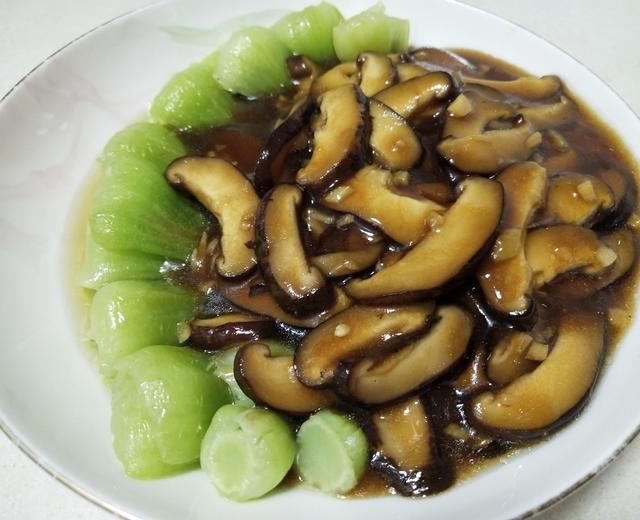 香菇油菜的做法