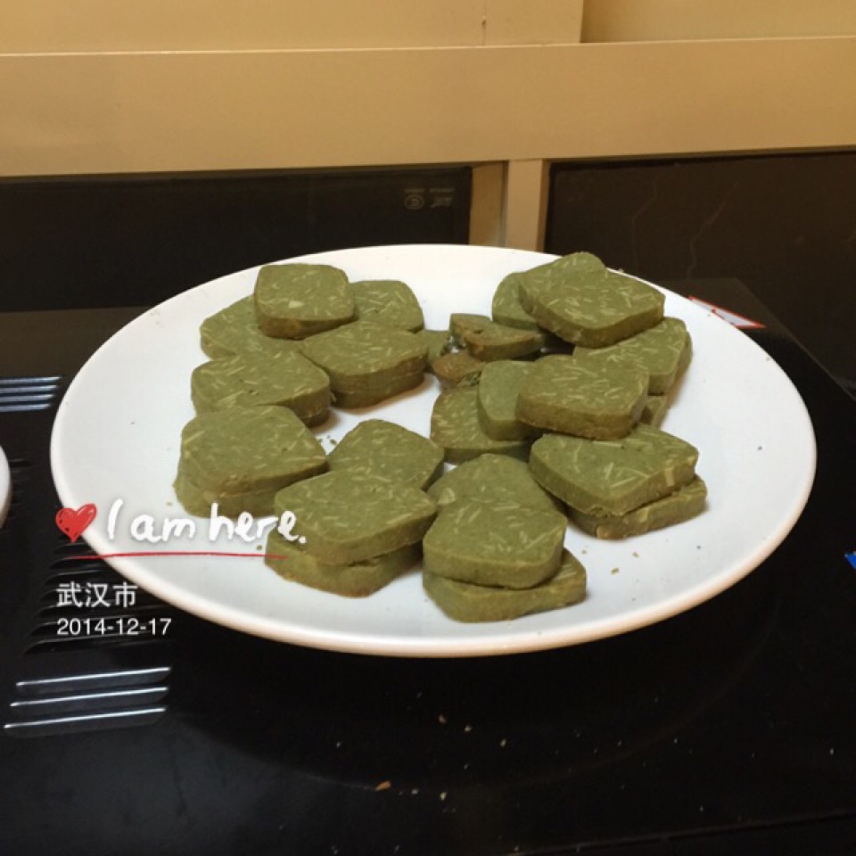 抹茶杏仁饼干