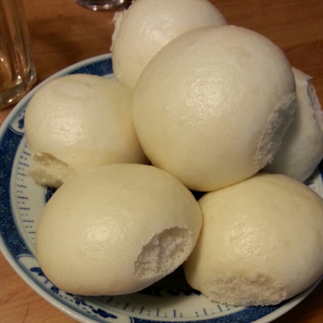 大白胖子戗面馒头