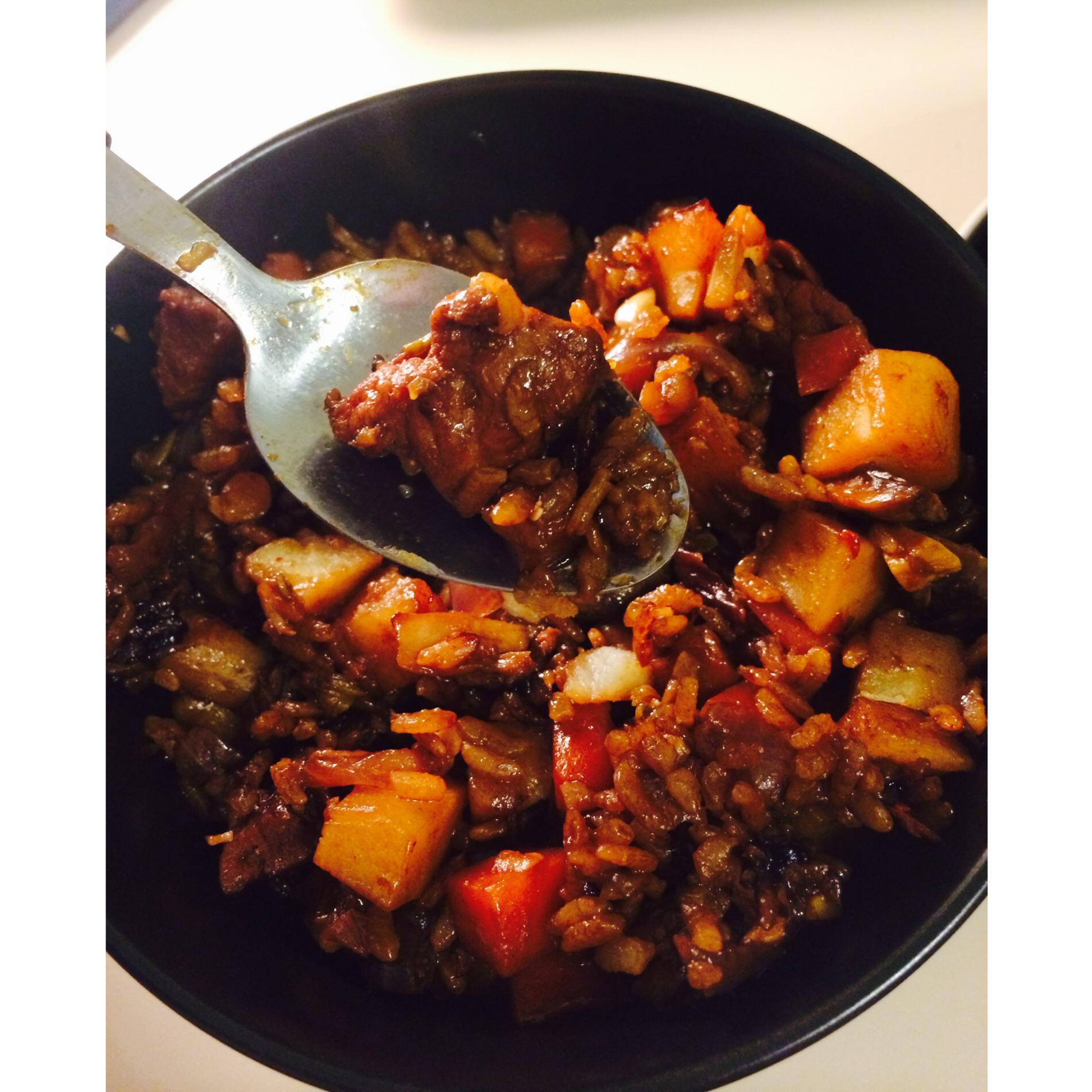 土豆焖饭（电饭锅版）