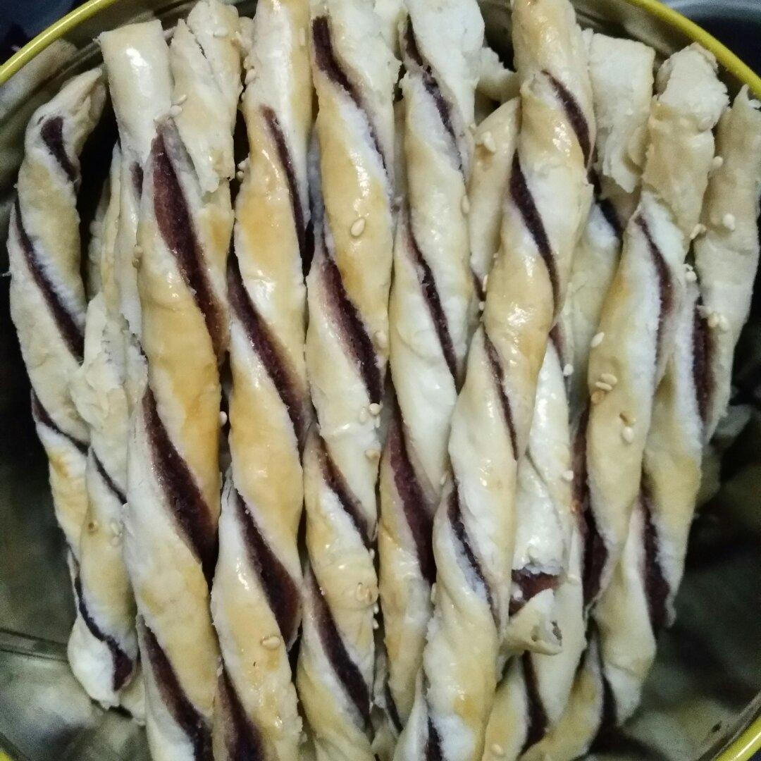 豆沙扭扭酥