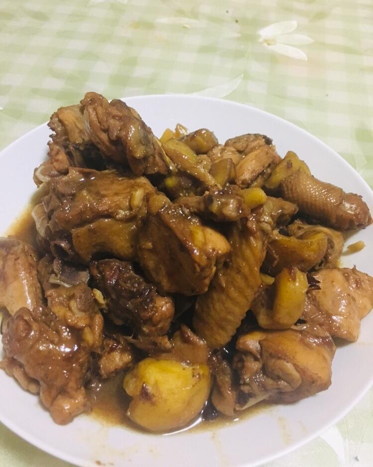 【栗子烧鸡】鸡肉都给你吃，栗子归我~