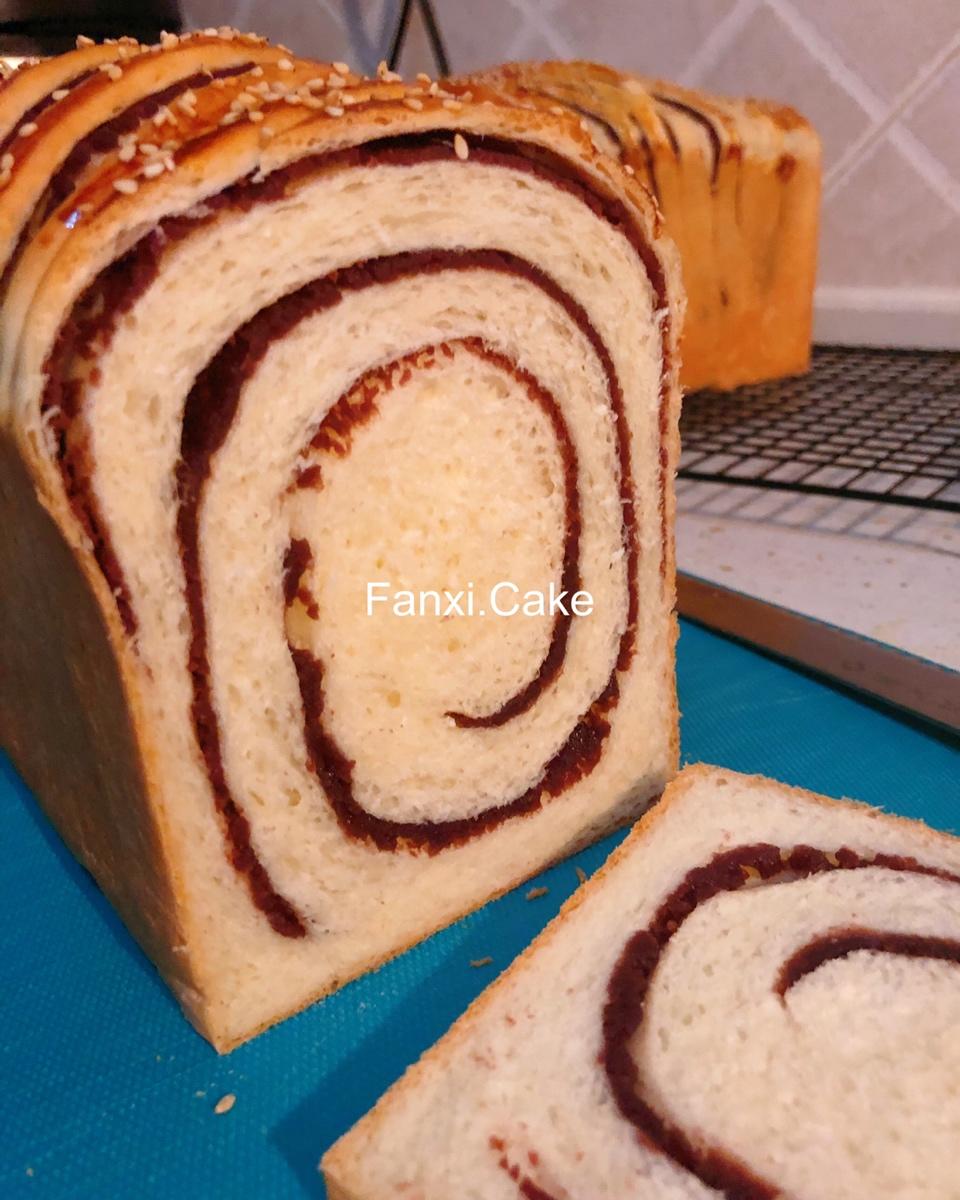 豆沙吐司