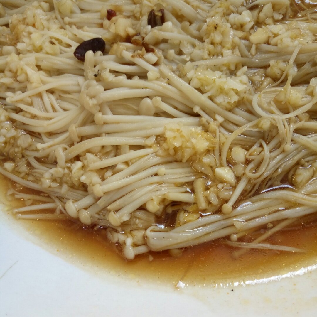 蒜蓉蒸金针菇
