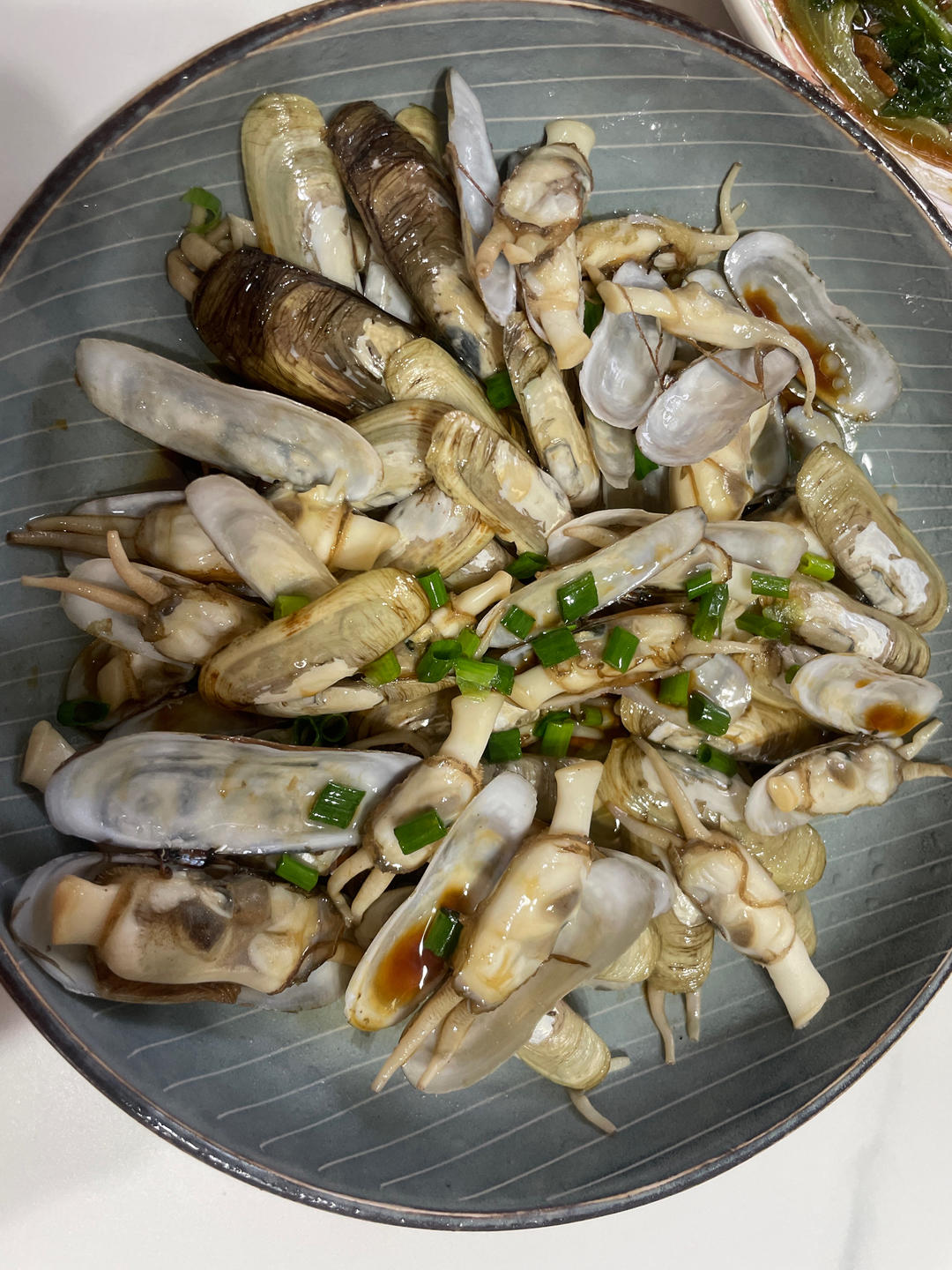 葱油蛏子