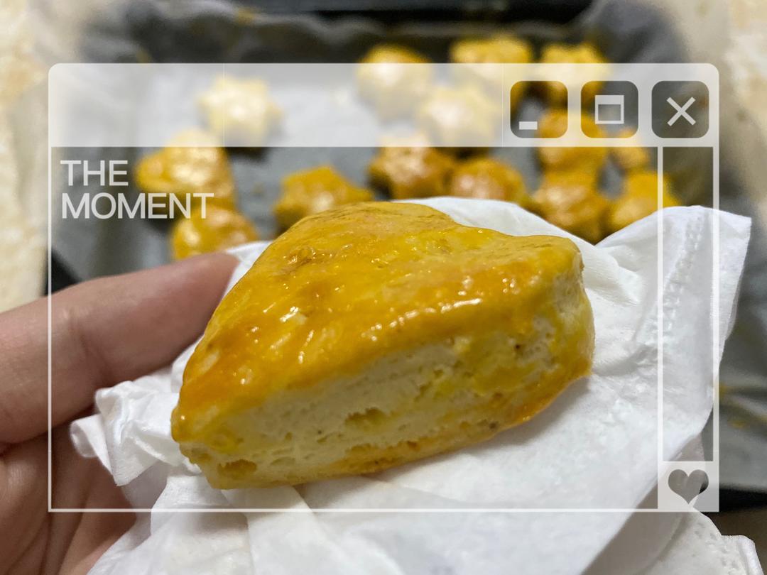 yanny咸蛋黄奶油司康