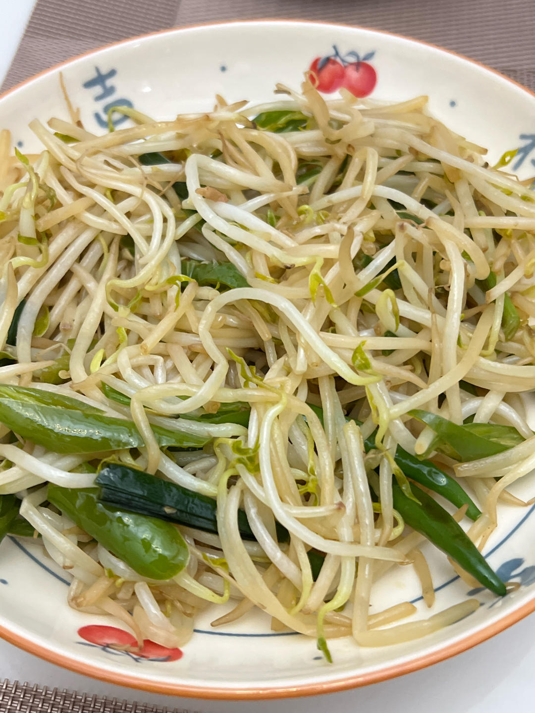 清炒豆芽