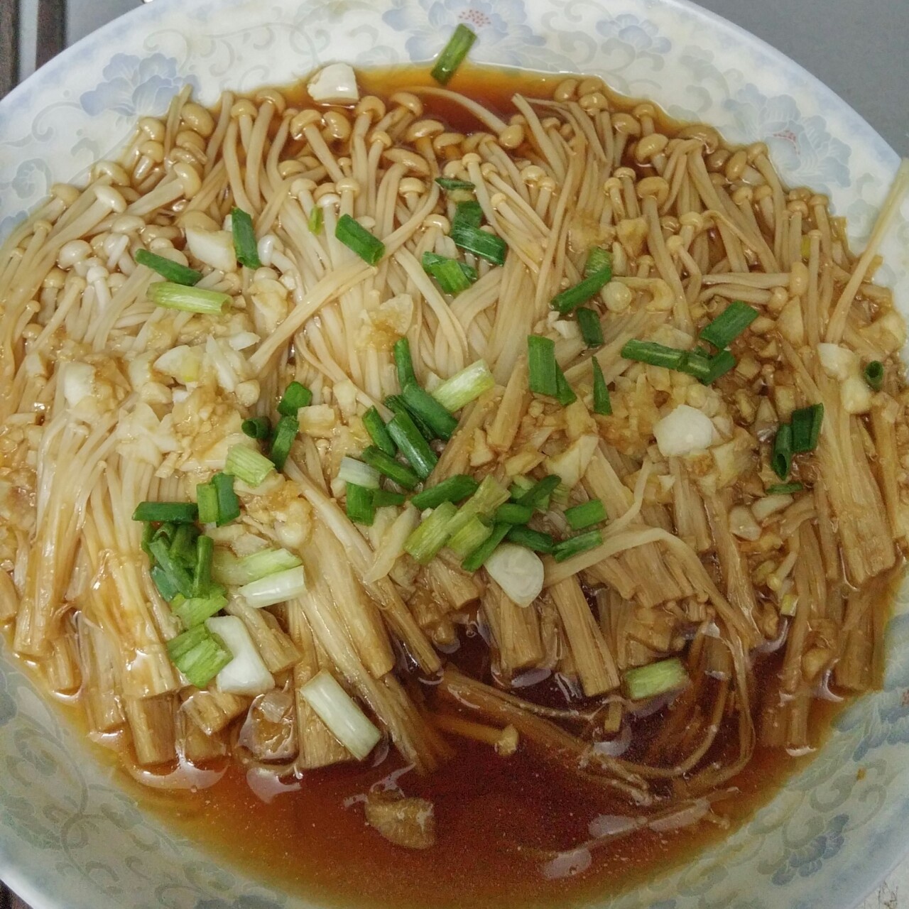 蒜蓉蒸金针菇