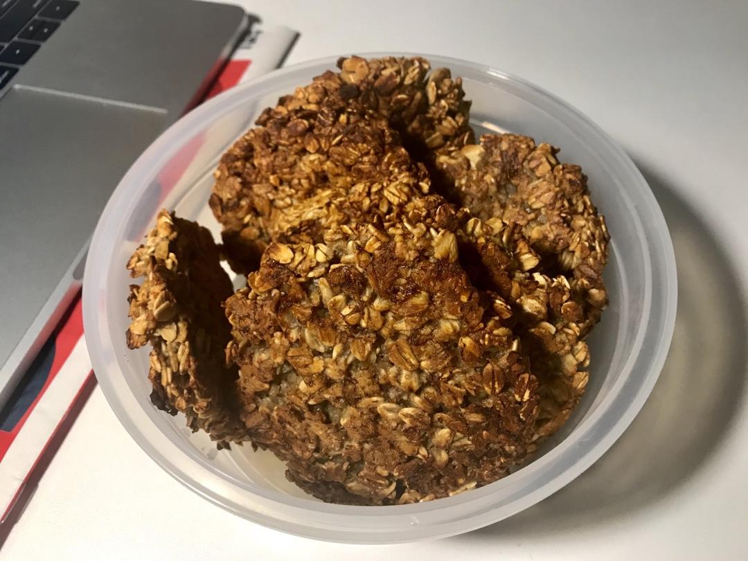 香蕉燕麦饼干