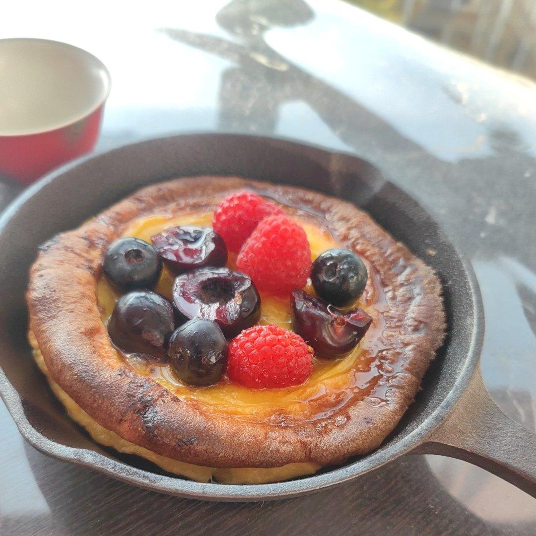 荷兰松饼㊙️附烤碗制作方法🔥没有铸铁锅也能做的荷兰宝贝