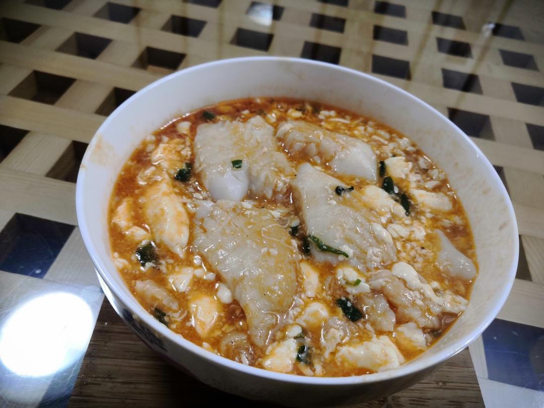 龙头鱼（虾潺、豆腐鱼）烧豆腐