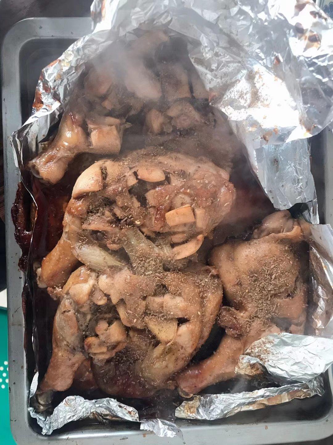 简单美味烤鸡腿（松下烤箱）