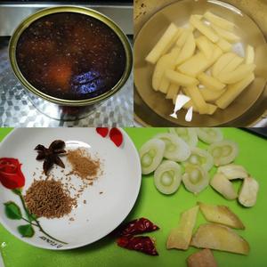 大白菜炖红烧肉罐头的做法 步骤3