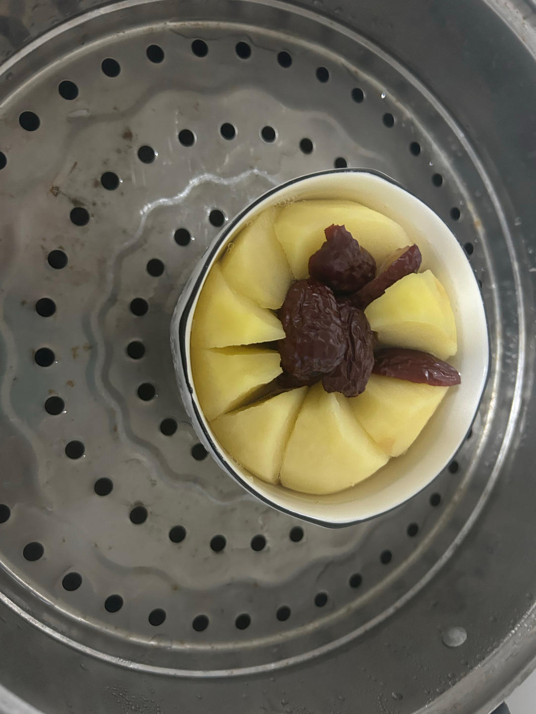 蒸苹果