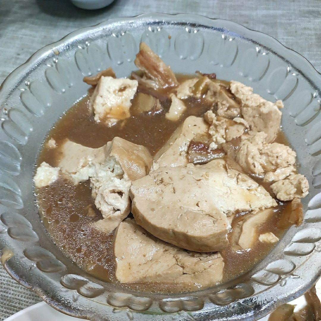 压锅豆腐