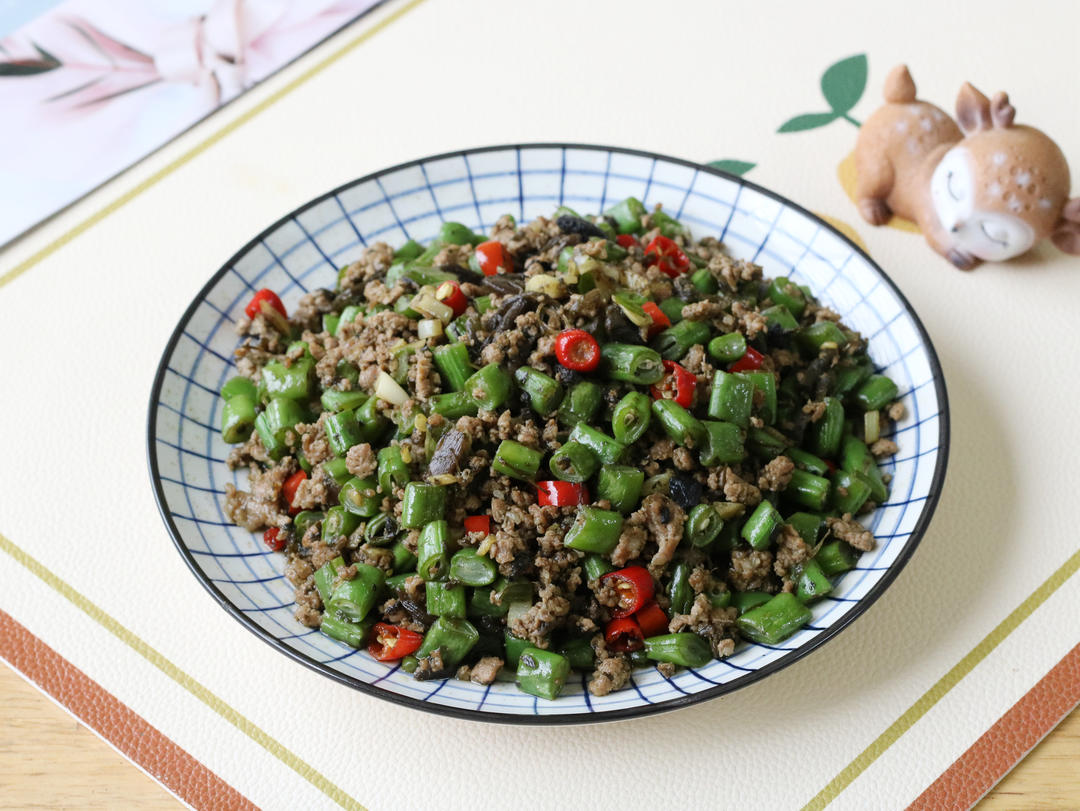 四季豆橄榄菜肉末