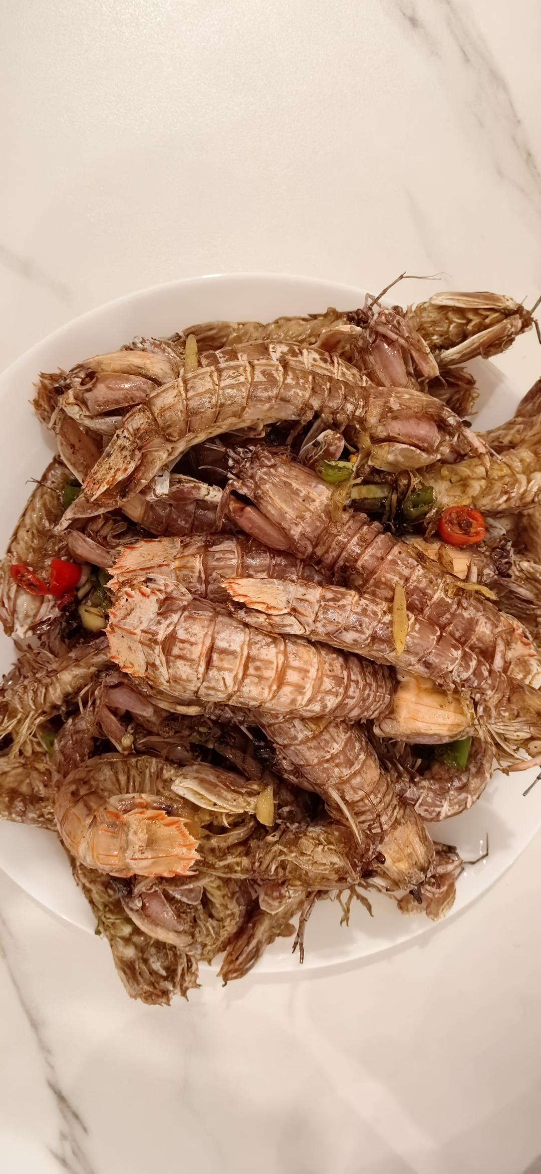 椒盐皮皮虾